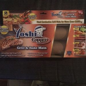 Copper grill and bake mats!